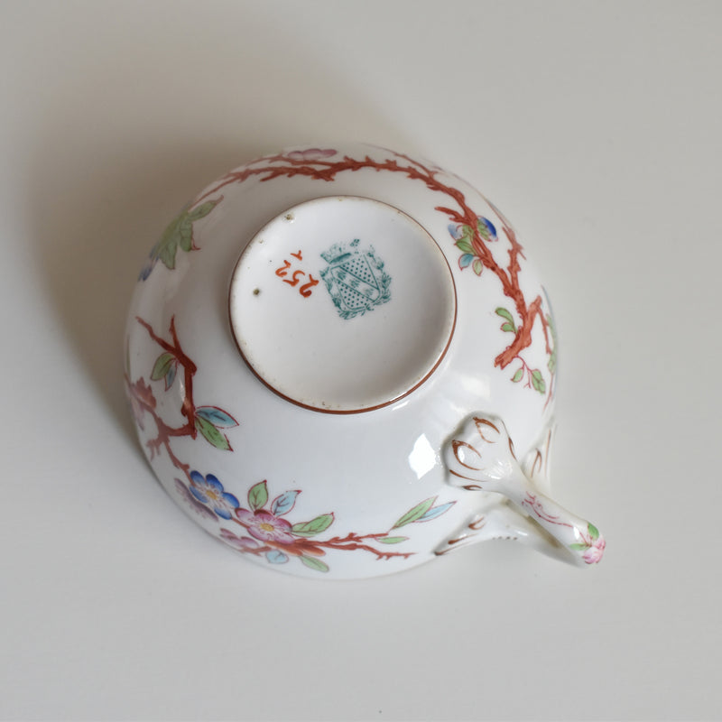 Antique Cup & Saucer Sarreguemines Minton 252 C