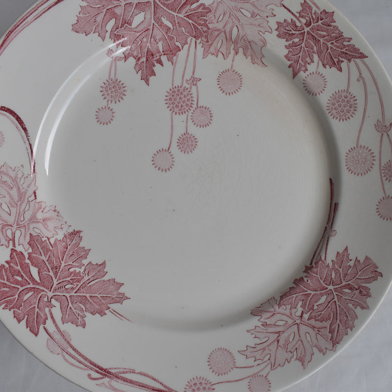 Antique Plate K&G Luneville Platane T