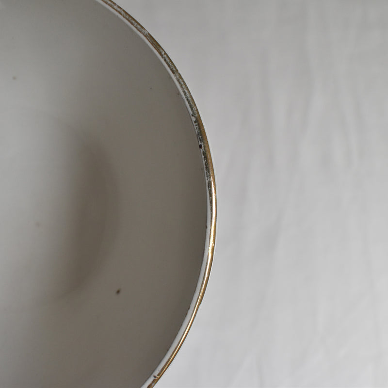 Vintage Cafe au Lait Bowl Digoin & Sarreguemines Bouquet A