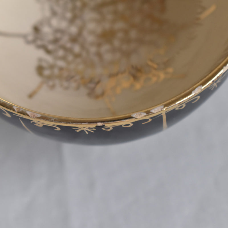 ア.ドラサンヴァル A.Dressinval コーヒーカップ＆ソーサー ブラック E