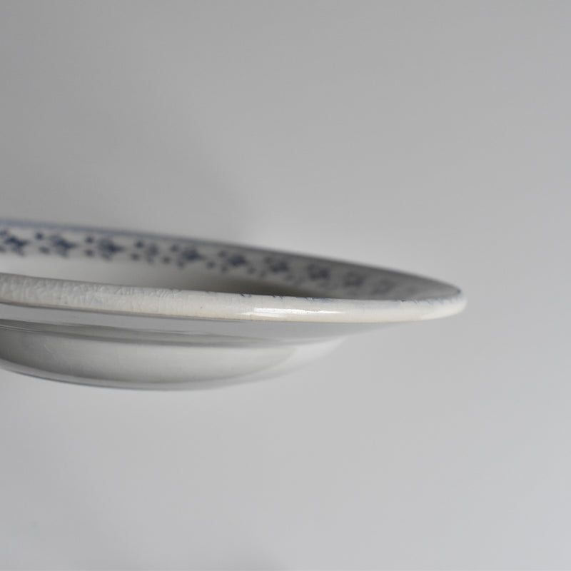Vintage Deep Dish Moulin des Loups Bleuets H