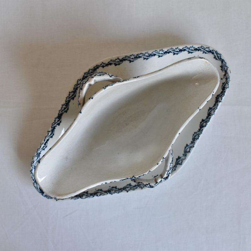 Antique Sauce Boat - St. Amand Flora
