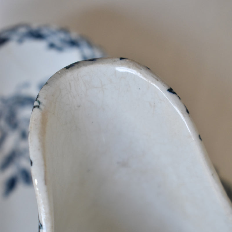 Antique Sauce Boat - St. Amand Flora