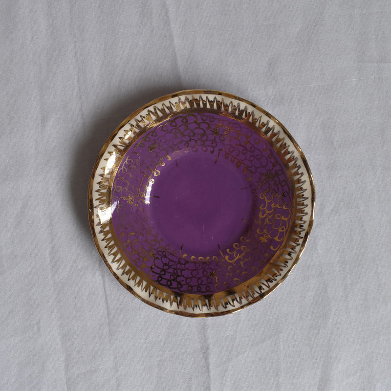 ア.ドラサンヴァル A.Dressinval コーヒーカップ＆ソーサー パープル A