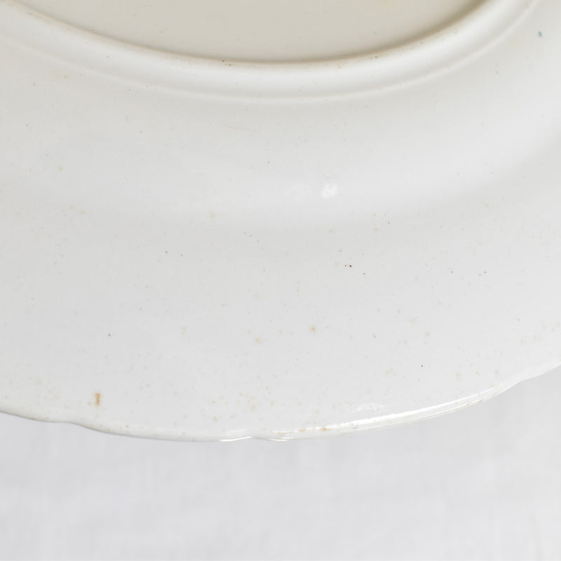 Antique Large Plate 31cm K&G Lunéville Angèle