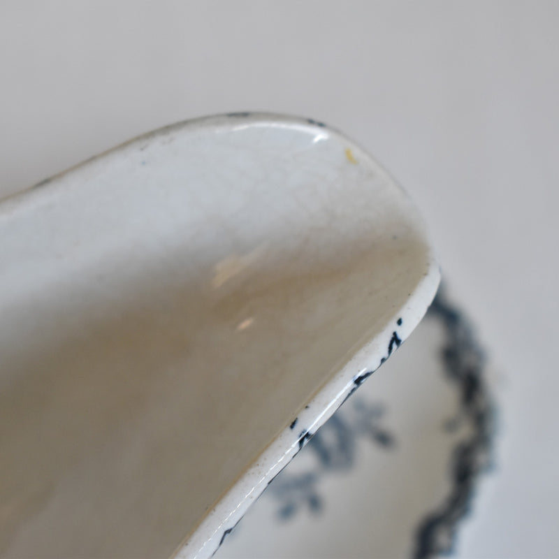 Antique Sauce Boat - St. Amand Flora