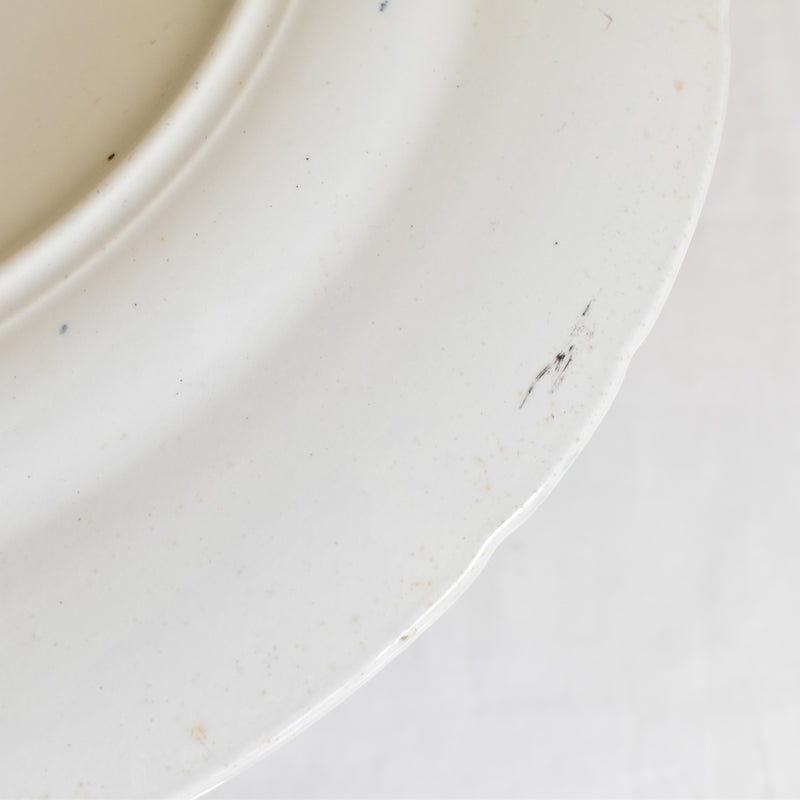 Antique Large Plate 31cm K&G Lunéville Angèle