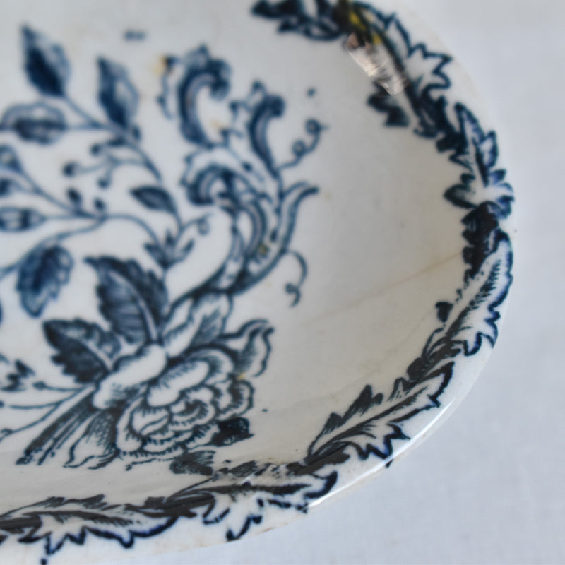 Antique Sauce Boat - St. Amand Flora