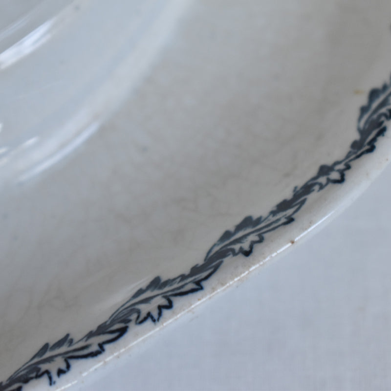 Antique Sauce Boat - St. Amand Flora