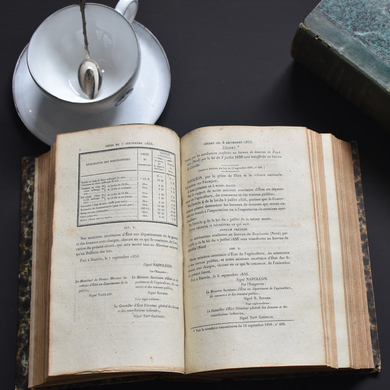 Antique book: Circulaires et Décrets