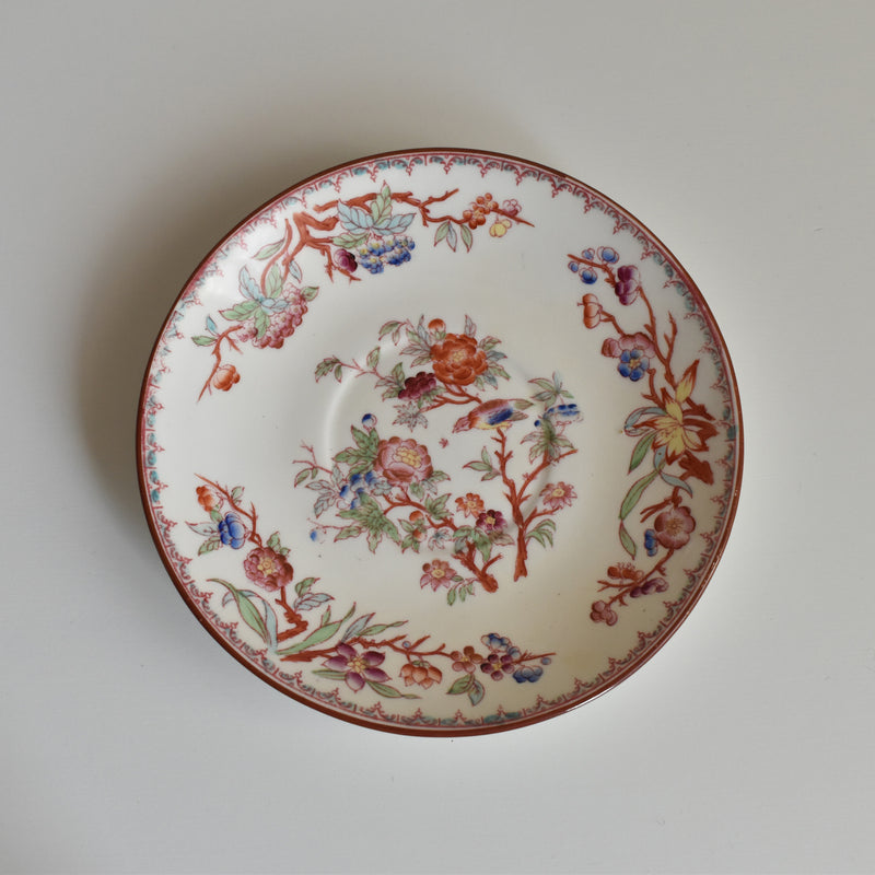 Antique Cup & Saucer Sarreguemines Minton 252 B
