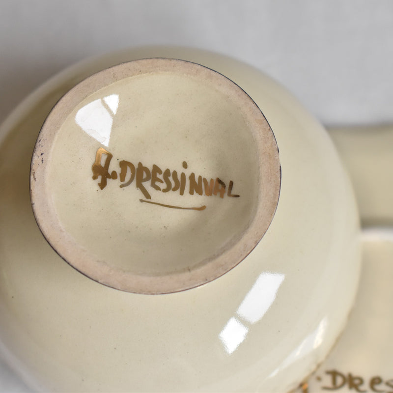 ア.ドラサンヴァル A.Dressinval コーヒーカップ＆ソーサー ホワイト A