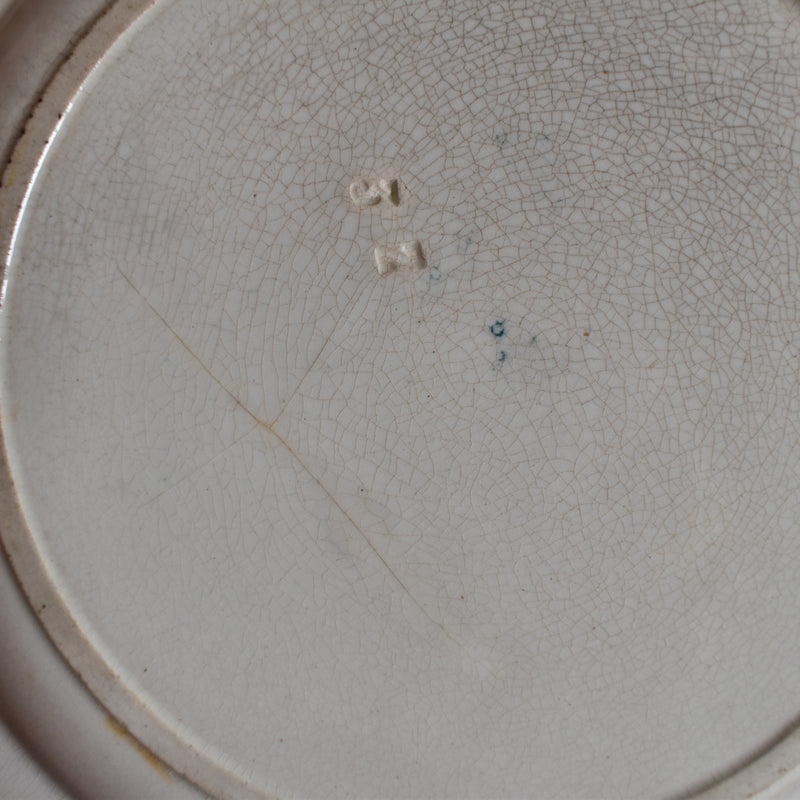 Antique plate, Choisy-le-Roi, Wild Rose