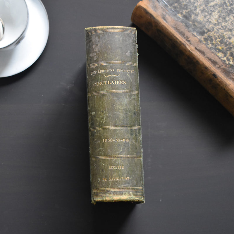 Antique Book - Circulaires recette de navigation