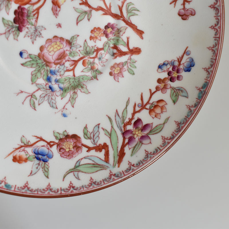 Antique Cup & Saucer Sarreguemines Minton 252 B
