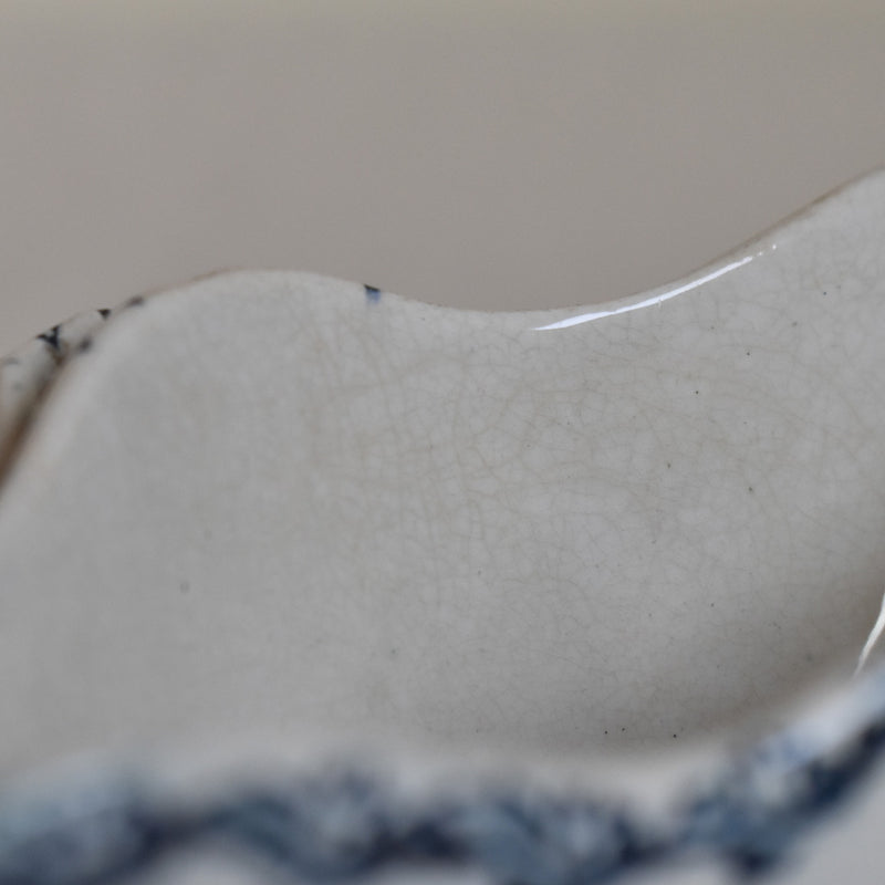 Antique Sauce Boat - St. Amand Flora