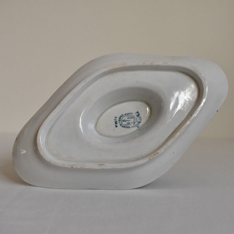 Antique Sauce Boat - St. Amand Flora