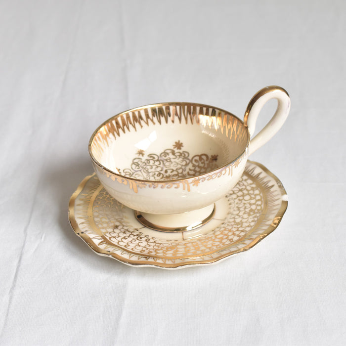 ア.ドラサンヴァル A.Dressinval コーヒーカップ＆ソーサー ホワイト A