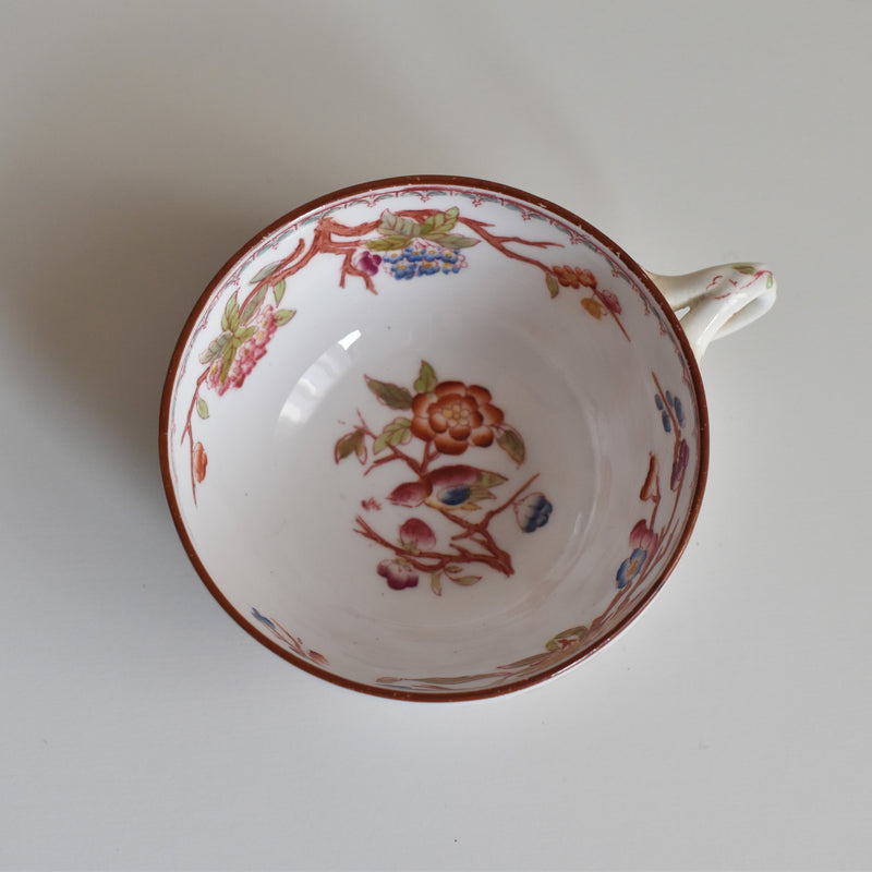 Antique Cup & Saucer Sarreguemines Minton 252 B
