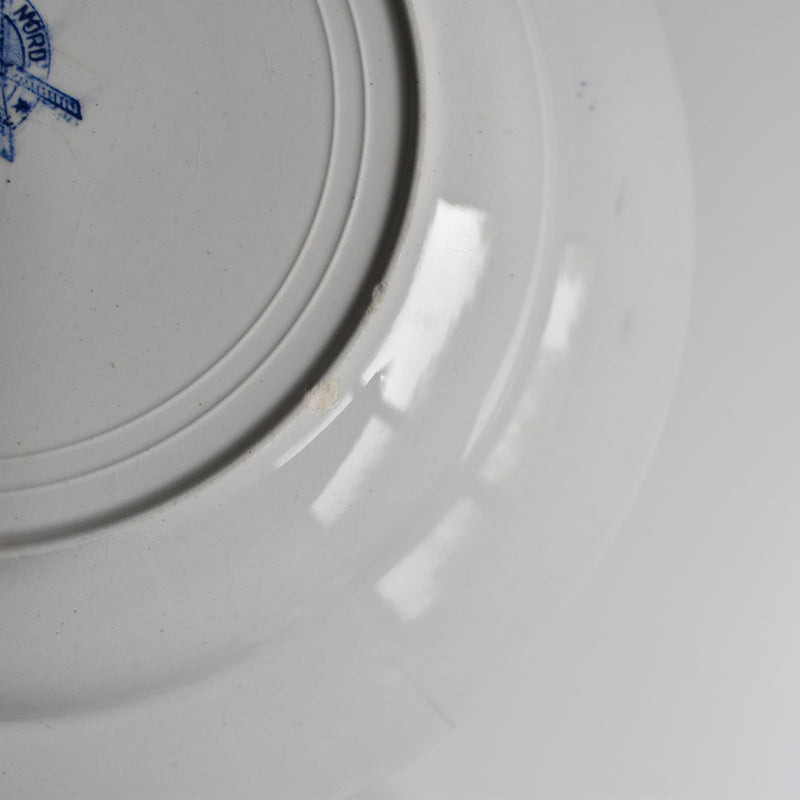 Vintage Deep Plate Moulin des Loups Bleuets J