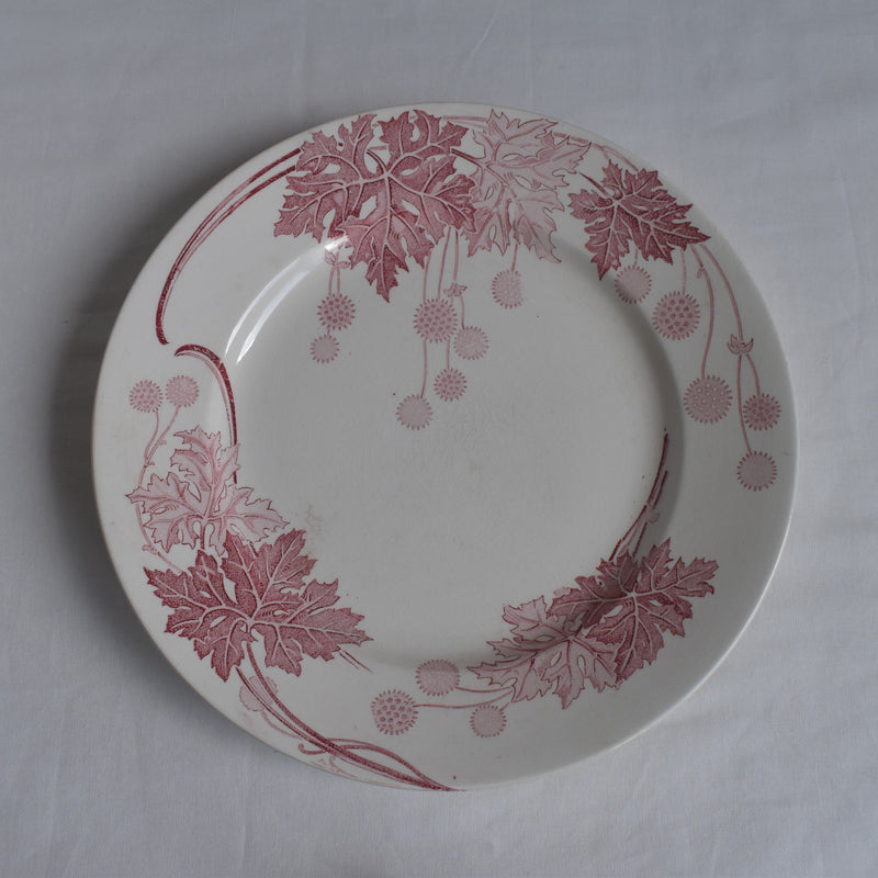 Antique Plate K&G Luneville Platane V
