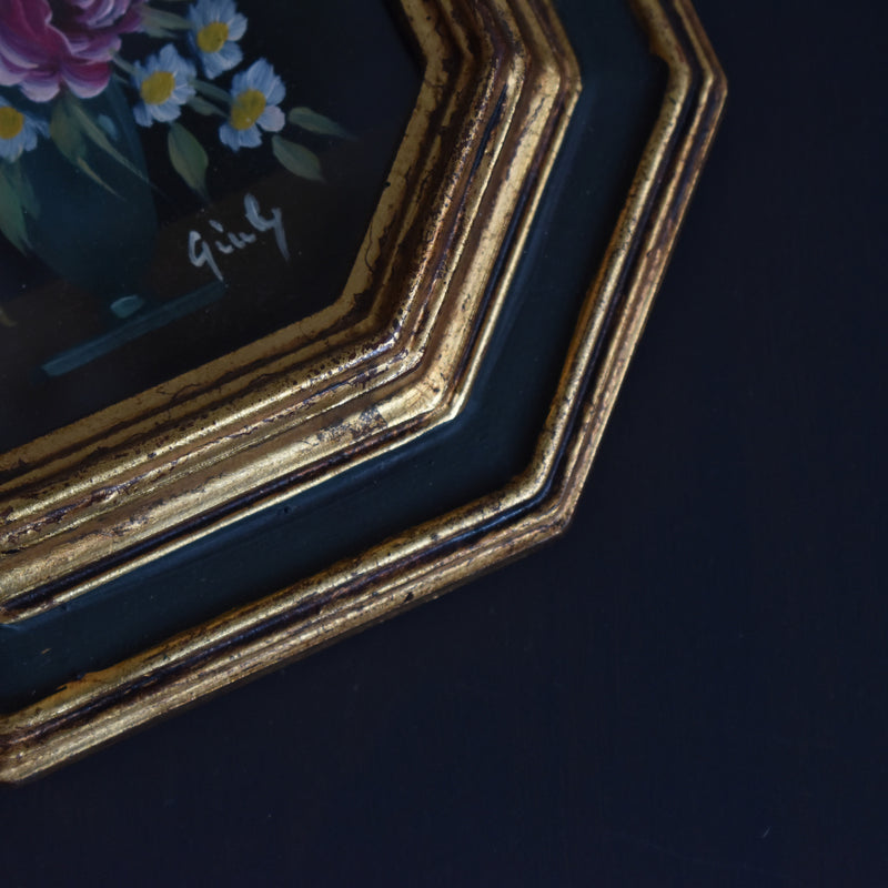 ヴィンテージフレーム 油絵付き A