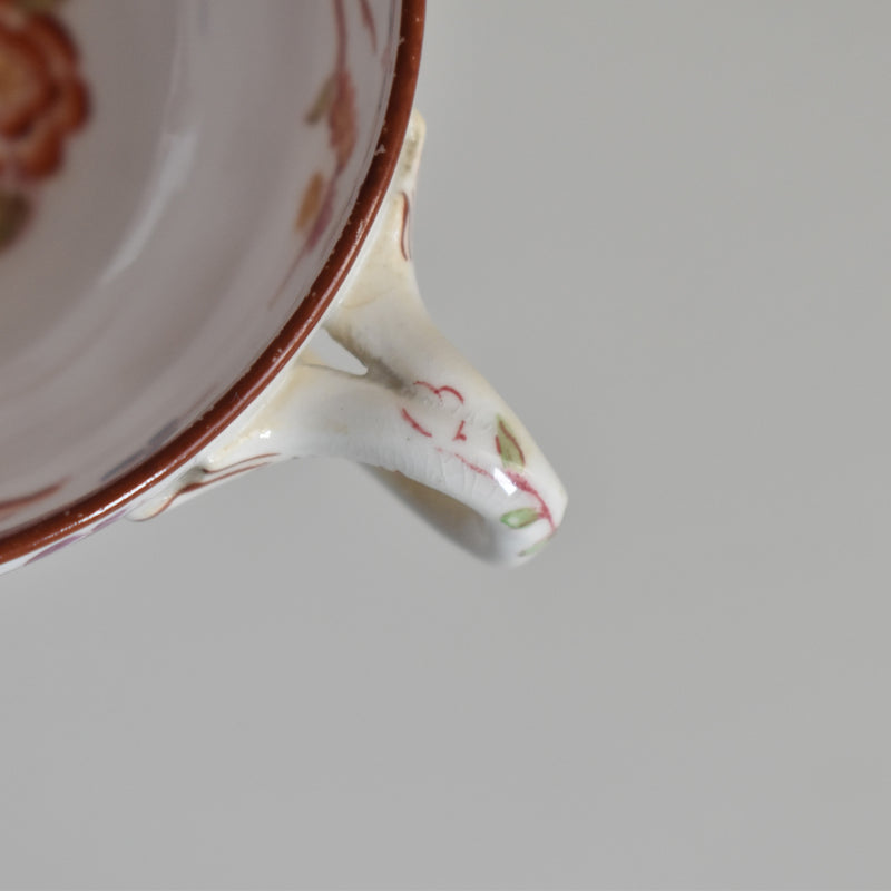 Antique Cup & Saucer Sarreguemines Minton 252 B
