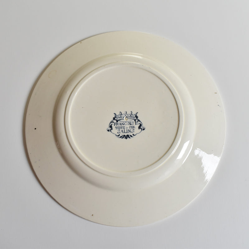 Antique Plate Salins François 1er A