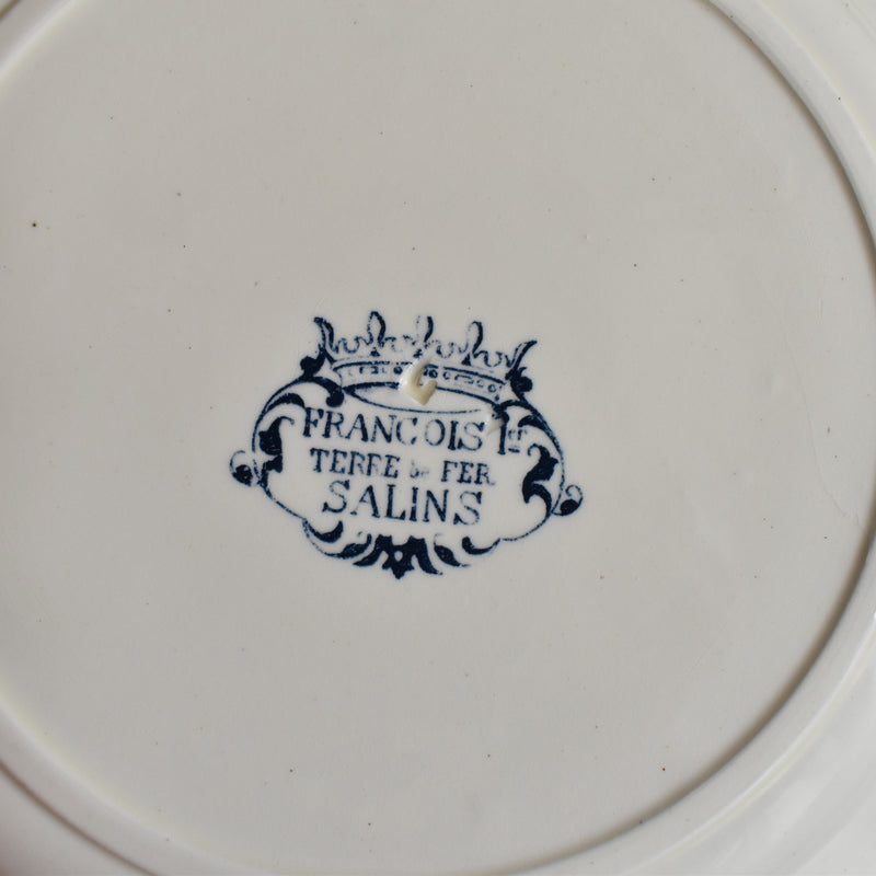 Antique Plate Salins François 1er A