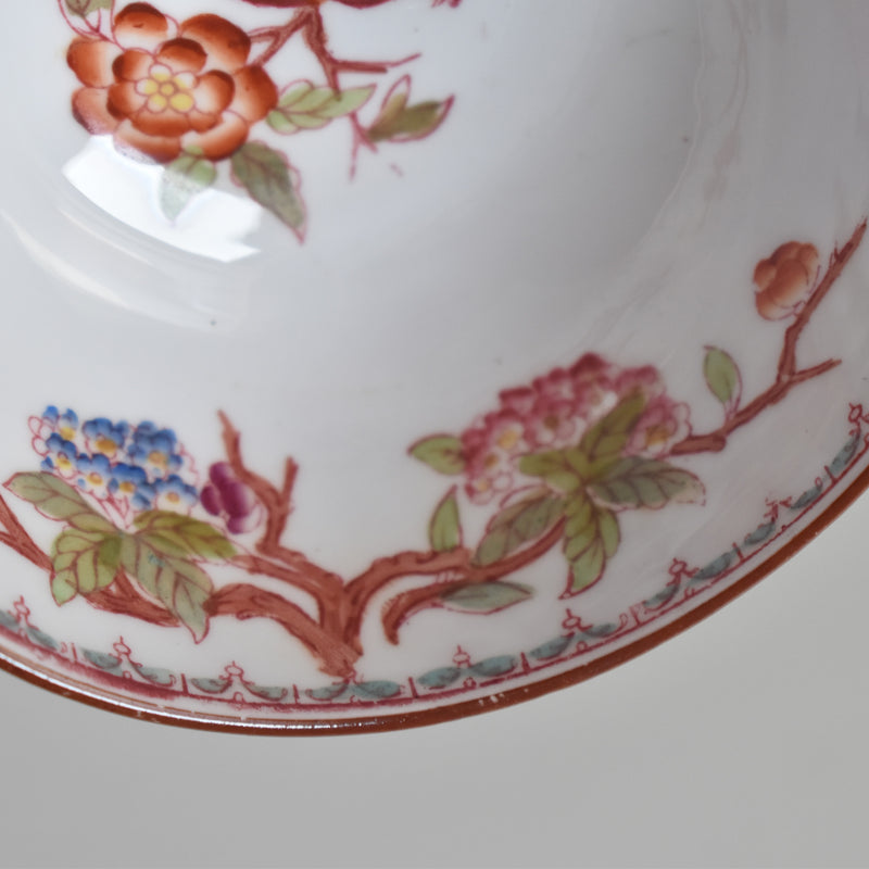 Antique Cup & Saucer Sarreguemines Minton 252 B