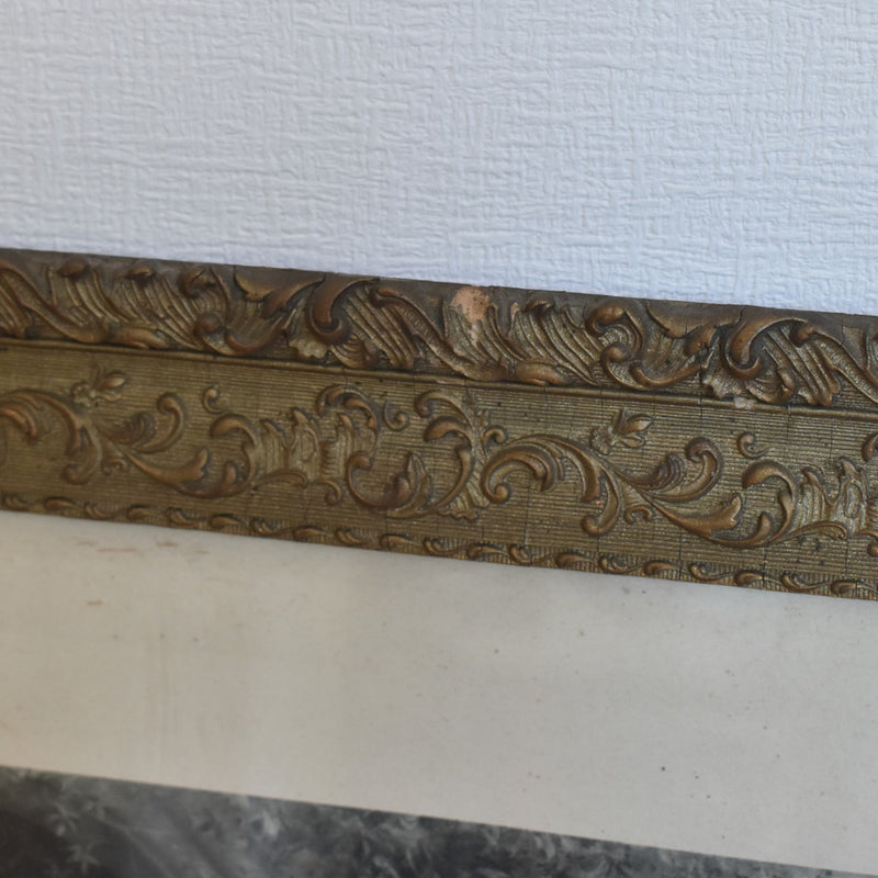 Antique frame with picture, Mon fiancé