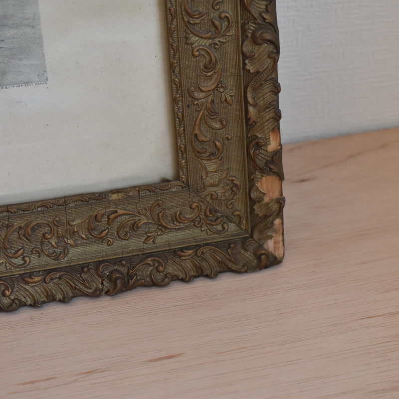 Antique frame with picture, Mon fiancé