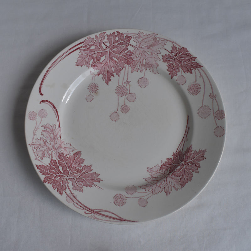 アンティークプレート K&Gリュネヴィル Platane W