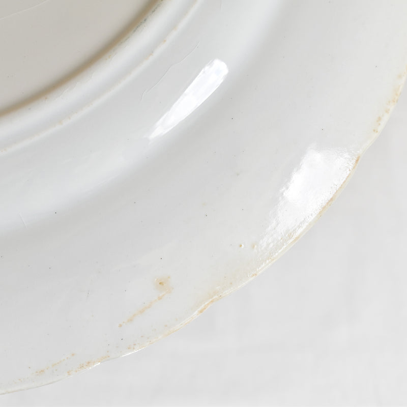 Antique Large Plate 28.5cm K&G Luneville Angéle