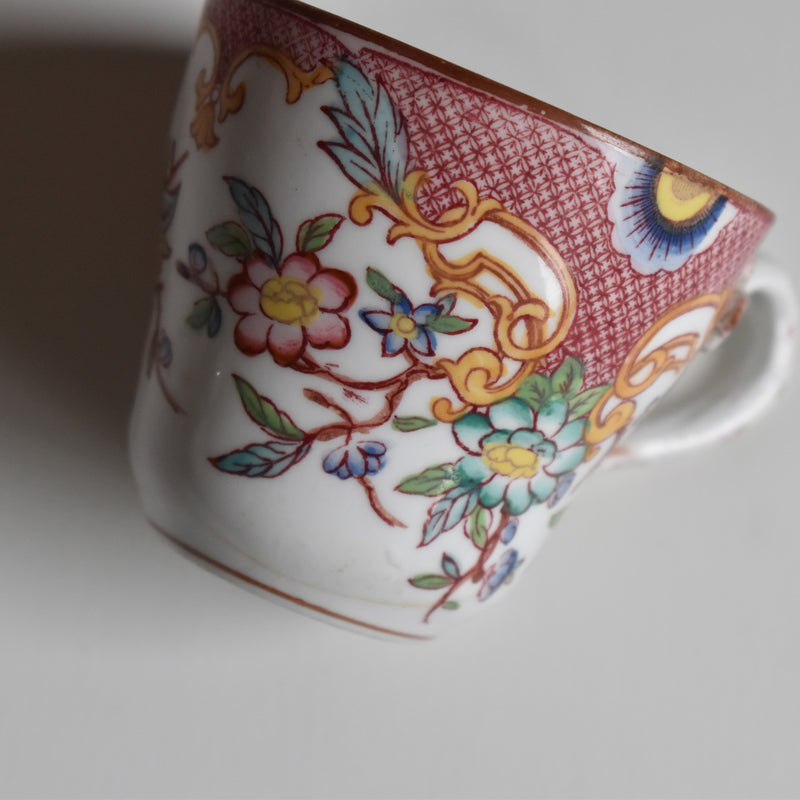 Antique Coffee Cup & Saucer Salagminnes Minton 216 E