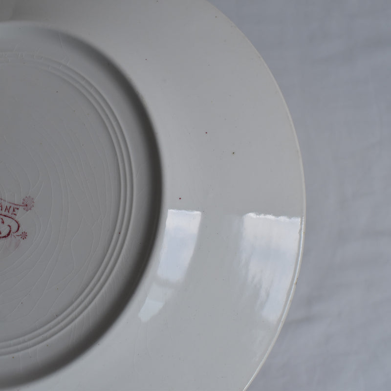 アンティークプレート K&Gリュネヴィル Platane W