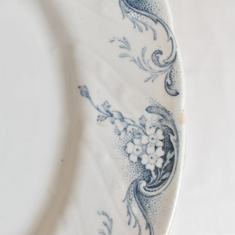 Antique Large Plate 28.5cm K&G Luneville Angéle