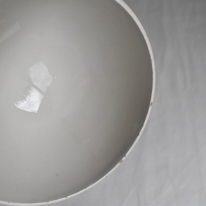 Vintage Cafe au Lait Bowl Digoin & Sarreguemines Petit vert