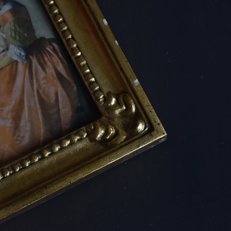Vintage frame Interior of a Dutch house