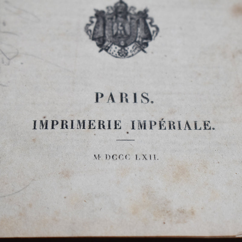 Antique Book - Circulaires recette de navigation