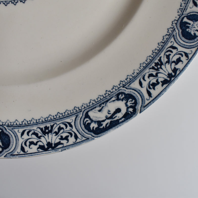 Antique plate Salins François 1er B