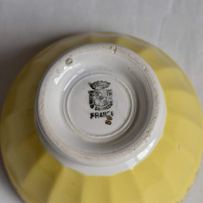 ヴィンテージ　カフェオレボウル ディゴワン＆サルグミンヌ Petit jaune