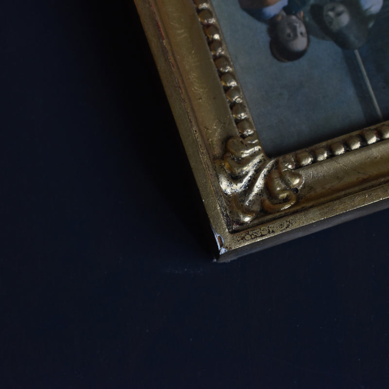 Vintage frame Interior of a Dutch house