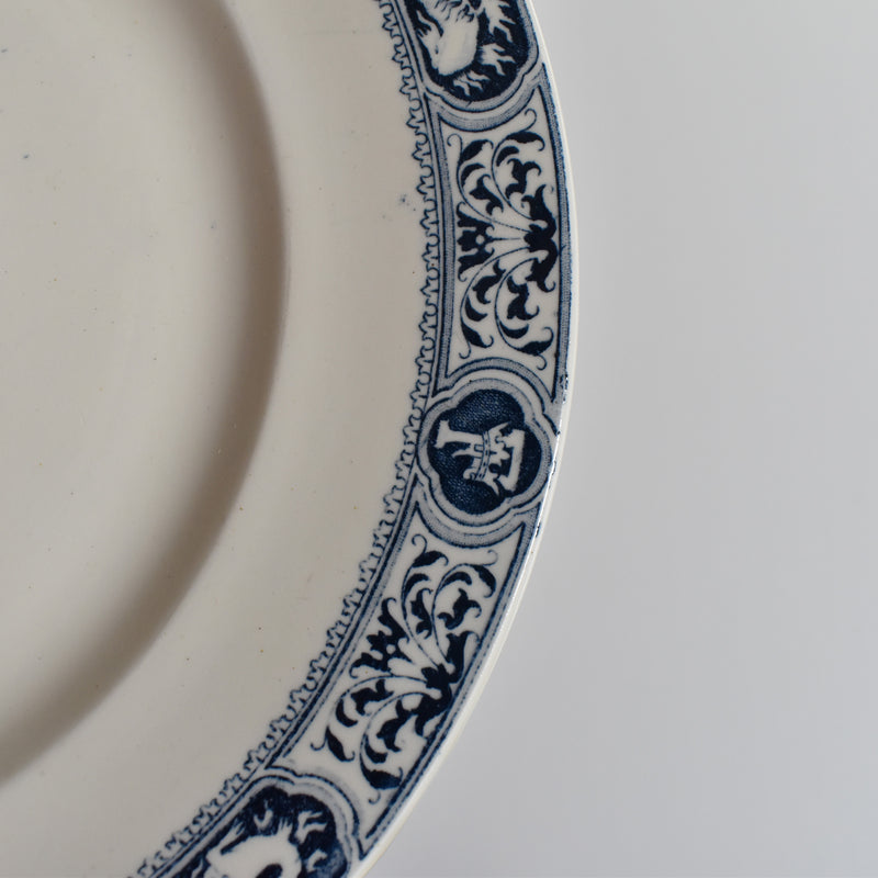 Antique plate Salins François 1er B