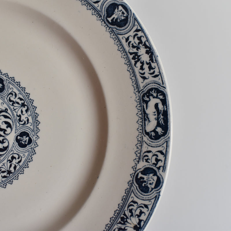 Antique plate Salins François 1er B