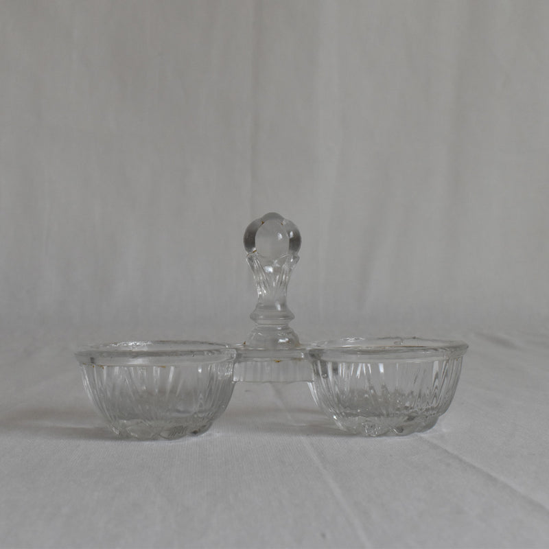 アンティーク　クリスタル　ソルト＆ペッパー PORTIEUX