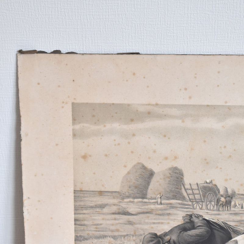 Antique Frame with Picture - Une belle Matinée