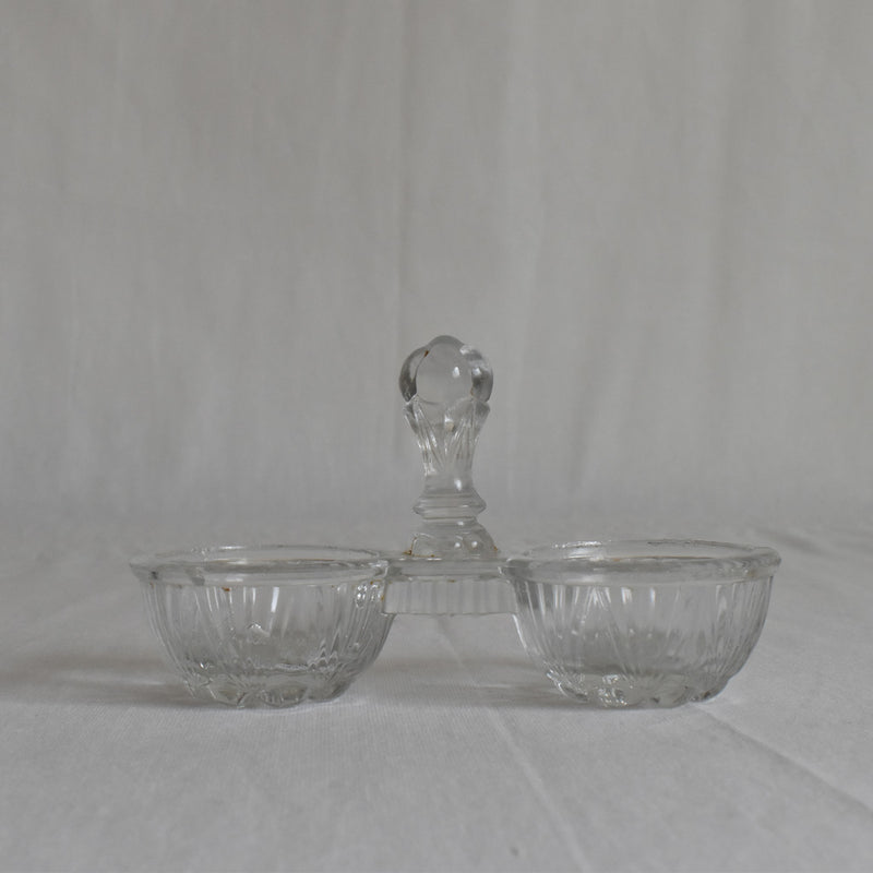 アンティーク　クリスタル　ソルト＆ペッパー PORTIEUX