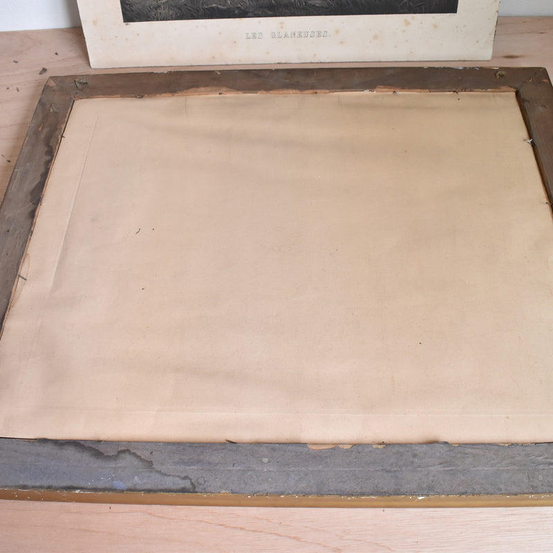 Antique Frame with Picture - Une belle Matinée