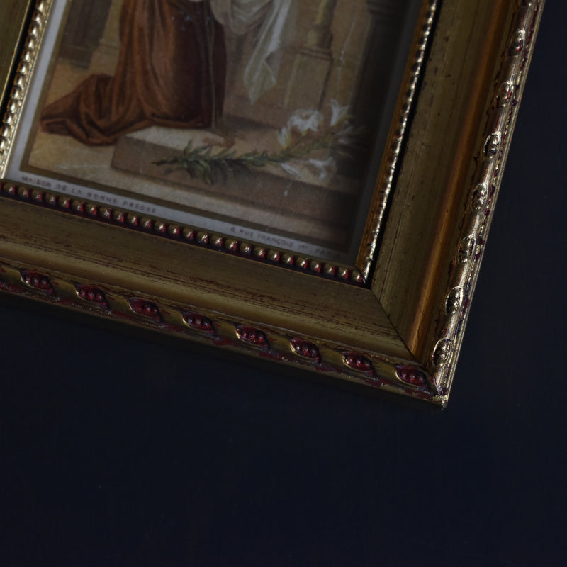 Vintage frame Christ